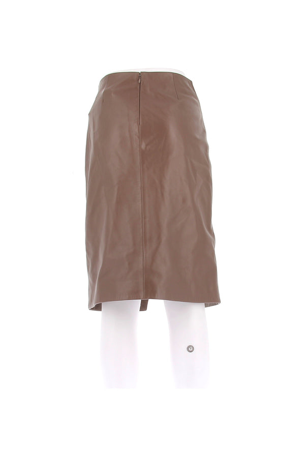 Jupe en cuir "Ekare"