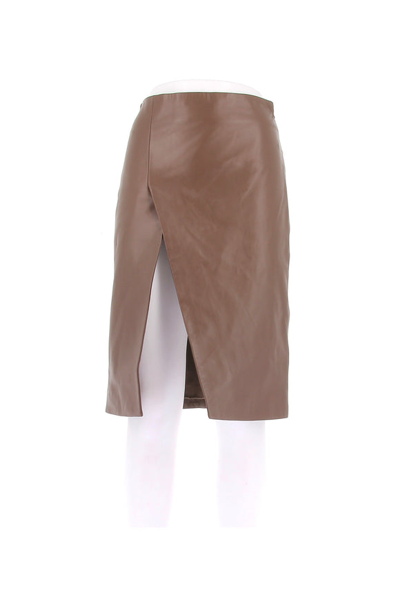 Jupe en cuir "Ekare"