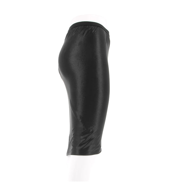 Jupe satinée noire