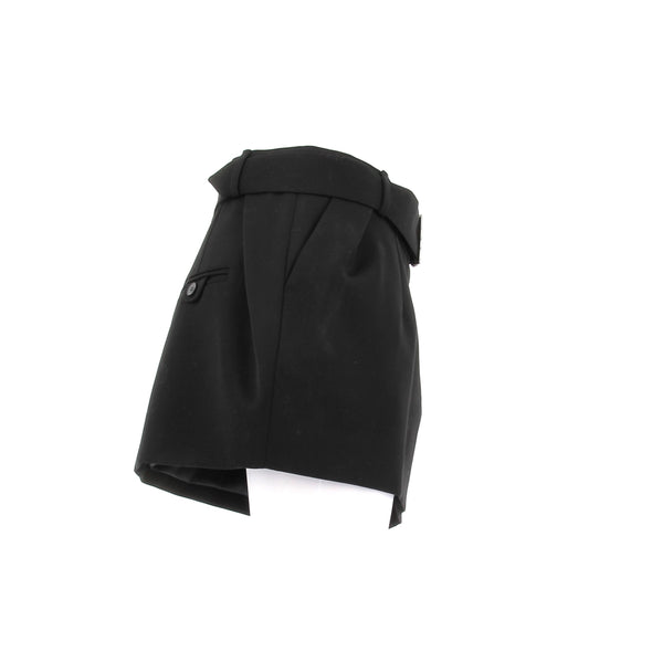 Jupe en laine noire