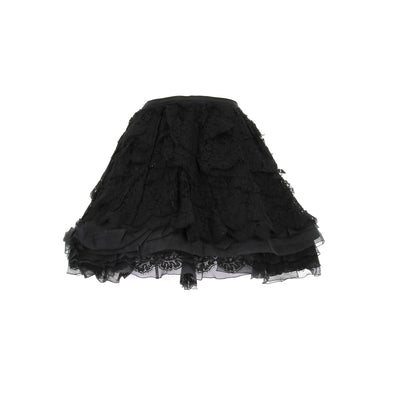 Jupe noire en dentelle