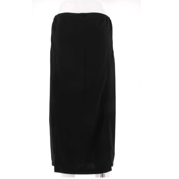 Jupe noire "Interlock"