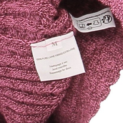 Jupe en laine rose
