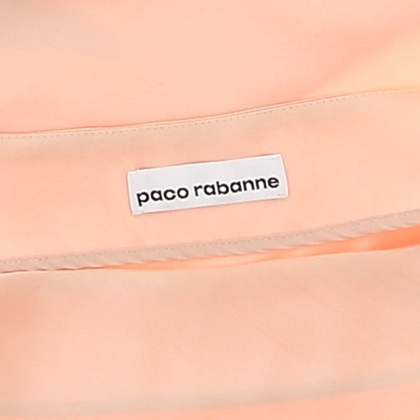 Jupe satinée beige