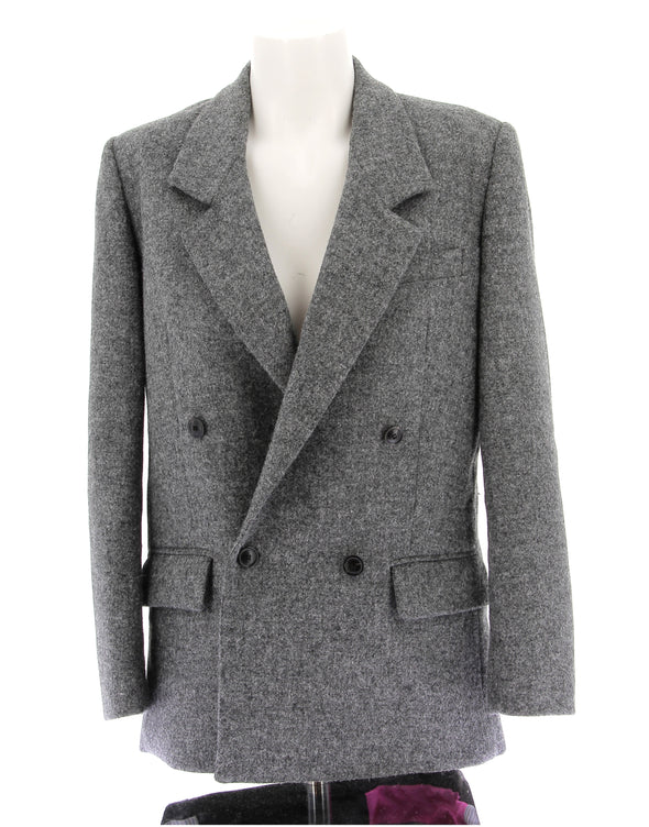 Blazer en laine gris