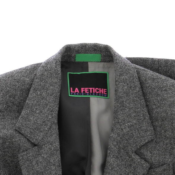 Blazer en laine gris