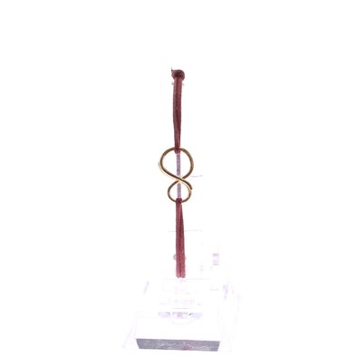 Bracelet bordeaux "Infini"