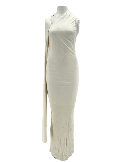 Robe en soie blanche