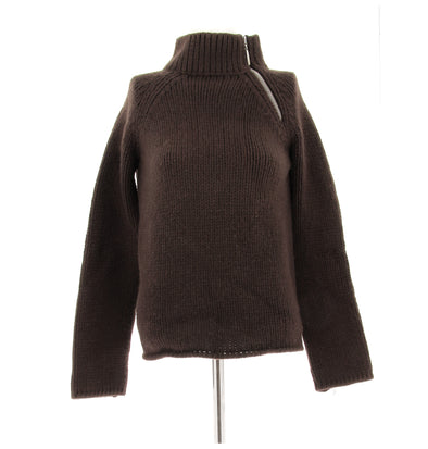 Pull en cachemire marron