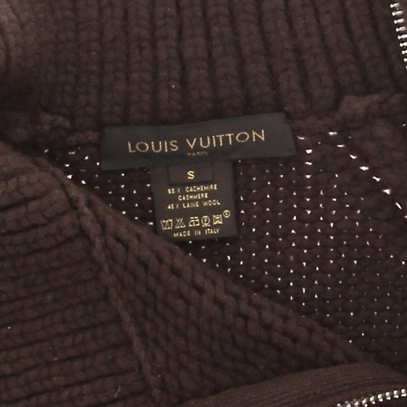 Pull en cachemire marron