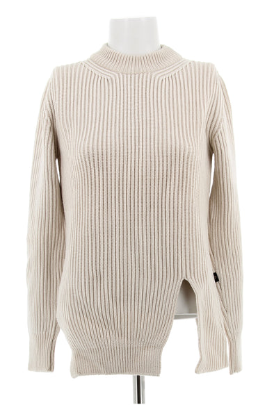 Pull en cachemire beige