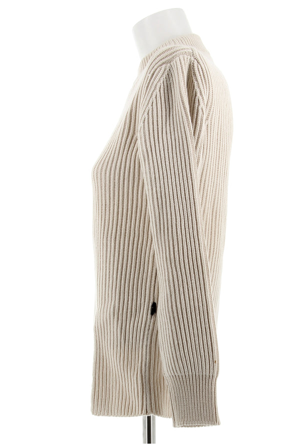 Pull en cachemire beige