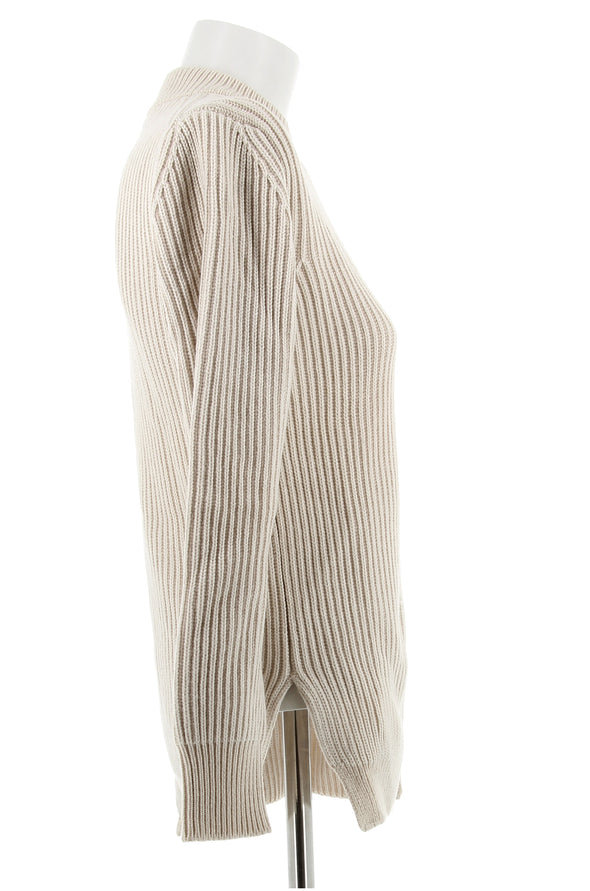 Pull en cachemire beige