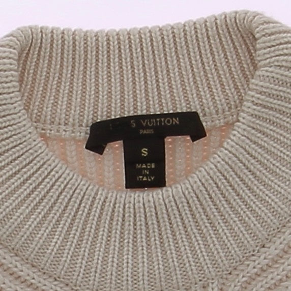 Pull en cachemire beige