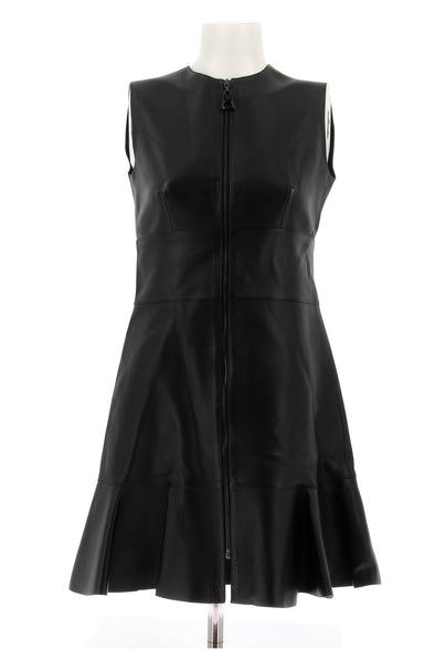 Robe en cuir