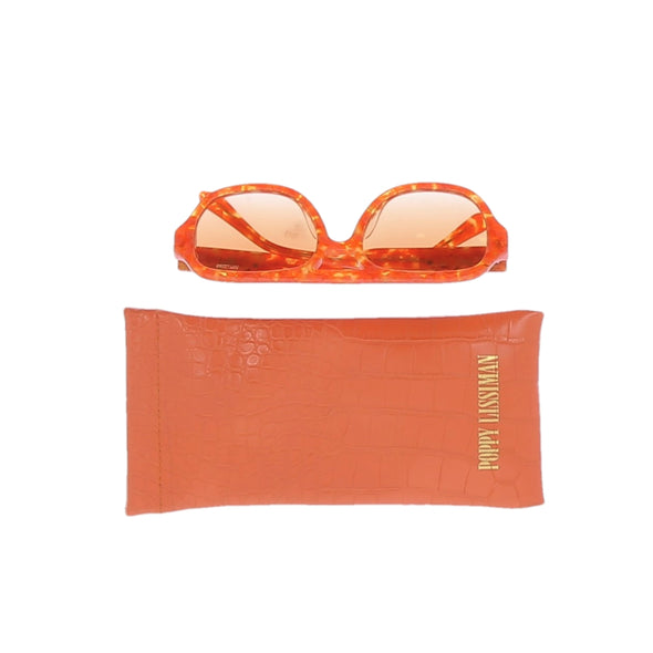 Lunettes de soleil oranges