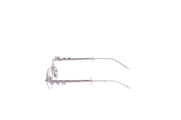 Lunettes de soleil argentées "Pierced 02"