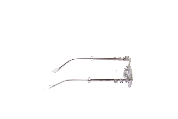 Lunettes de soleil argentées "Pierced 02"