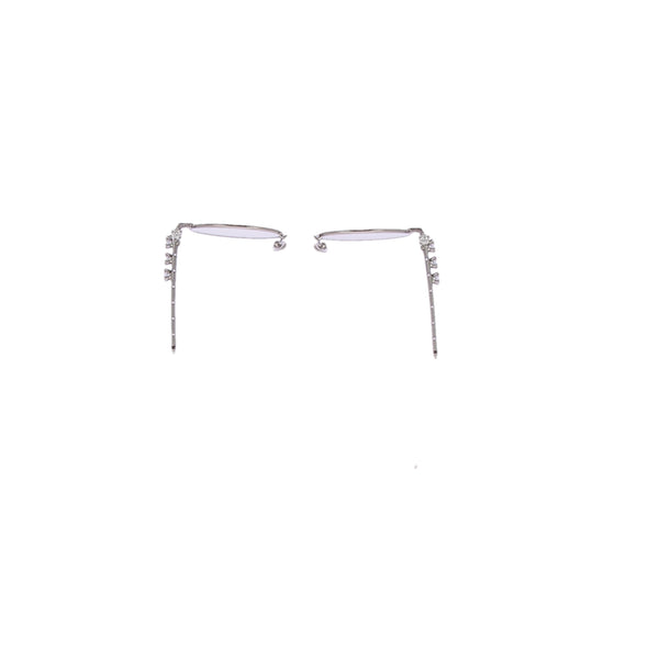 Lunettes de soleil argentées "Pierced 02"