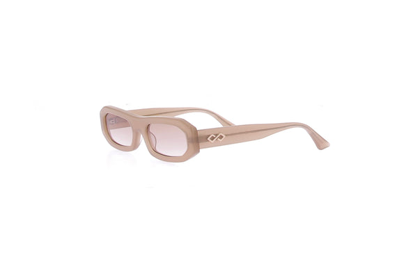 Lunettes de soleil beiges "HAZEL"