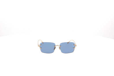 Lunettes de soleil en or jaune "Sasha"