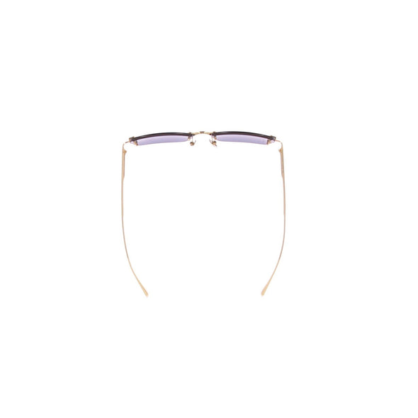 Lunettes de soleil en or jaune "Sasha"