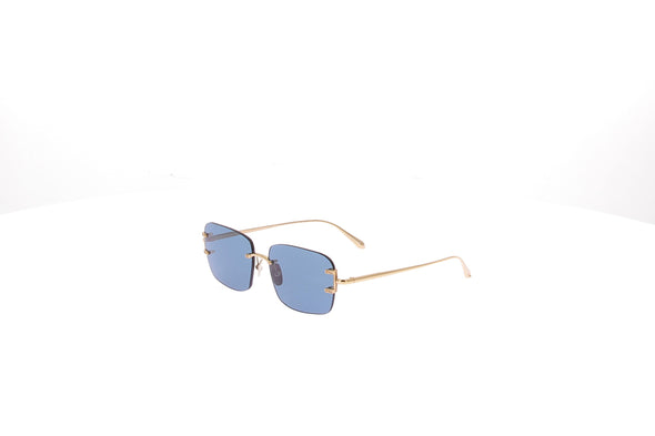 Lunettes de soleil en or jaune "Sasha"