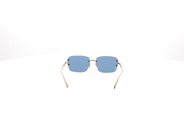 Lunettes de soleil en or jaune "Sasha"