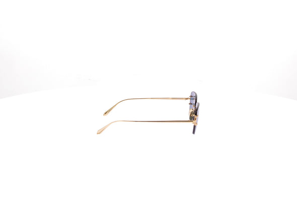 Lunettes de soleil en or jaune "Sasha"