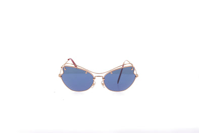 Lunettes de soleil "56 RS" dorées