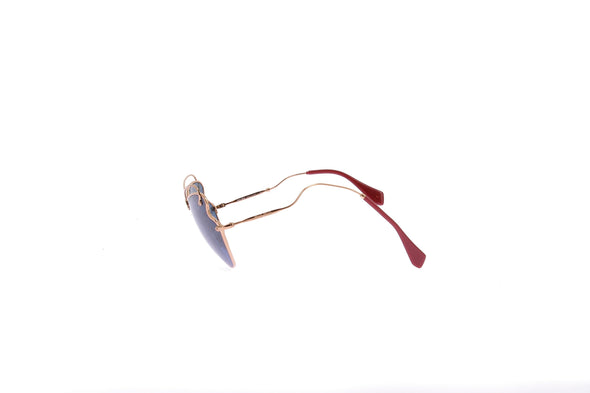 Lunettes de soleil "56 RS" dorées