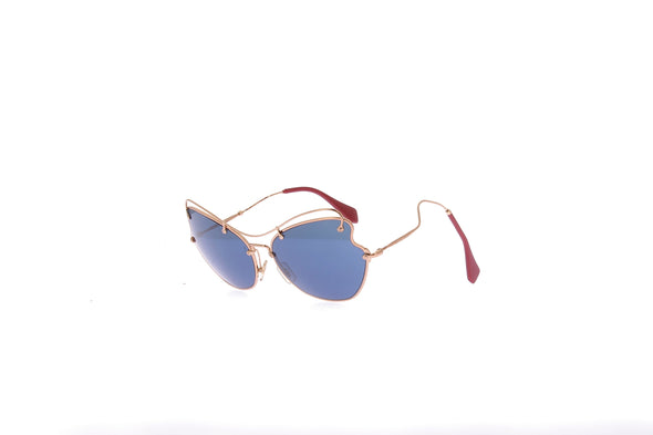 Lunettes de soleil "56 RS" dorées