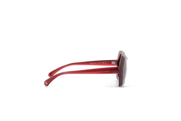 Lunettes de soleil rouges