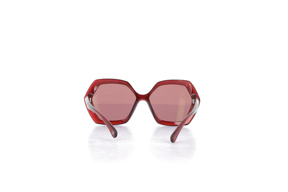 Lunettes de soleil rouges
