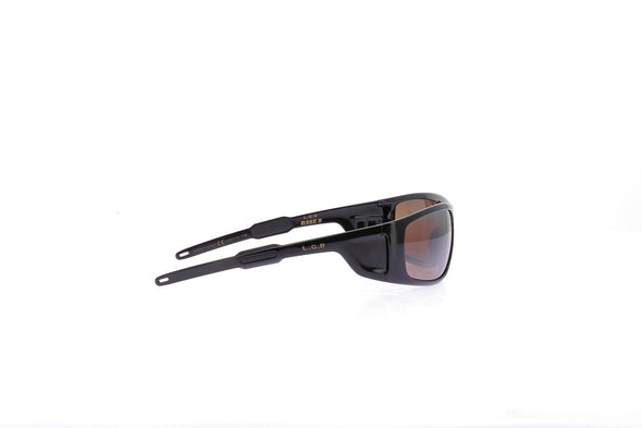 Lunettes de soleil noires "Base 8"