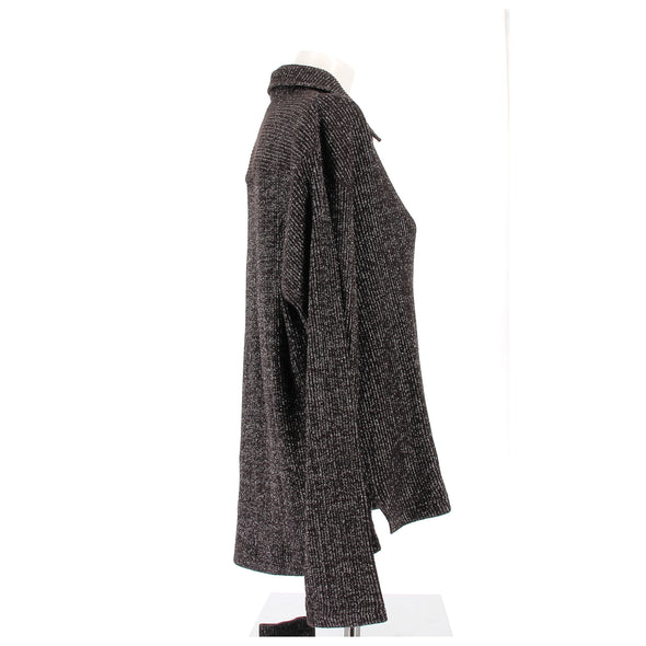Pull marron brillant