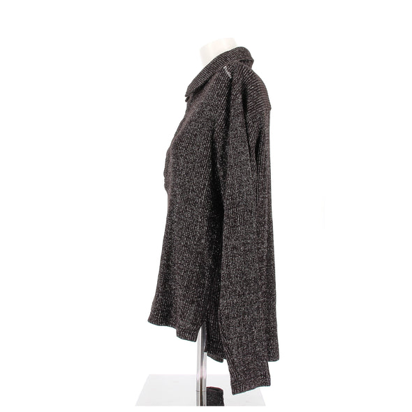 Pull marron brillant