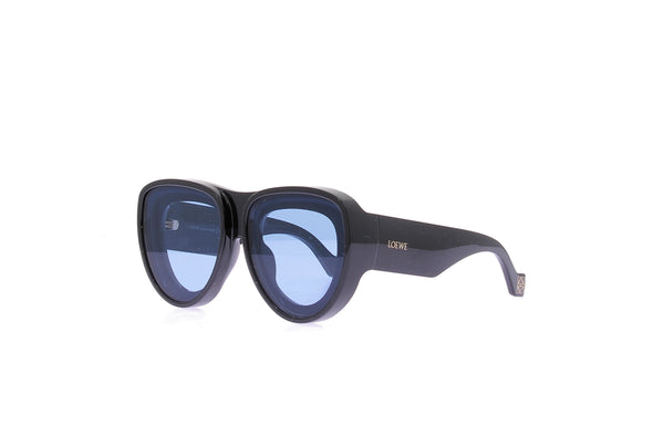 Lunettes de soleil "Front Lenses Aviator" noires