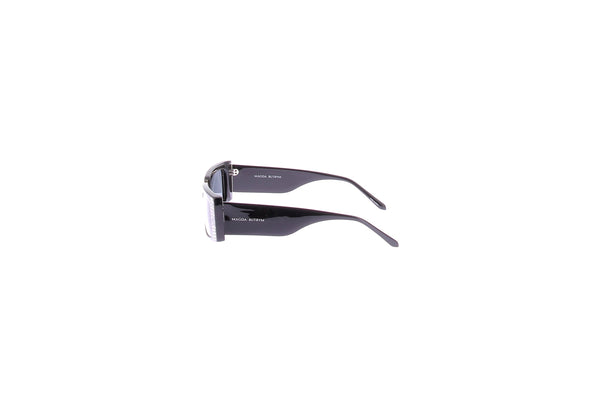 Lunettes de soleil noires avec cristaux
