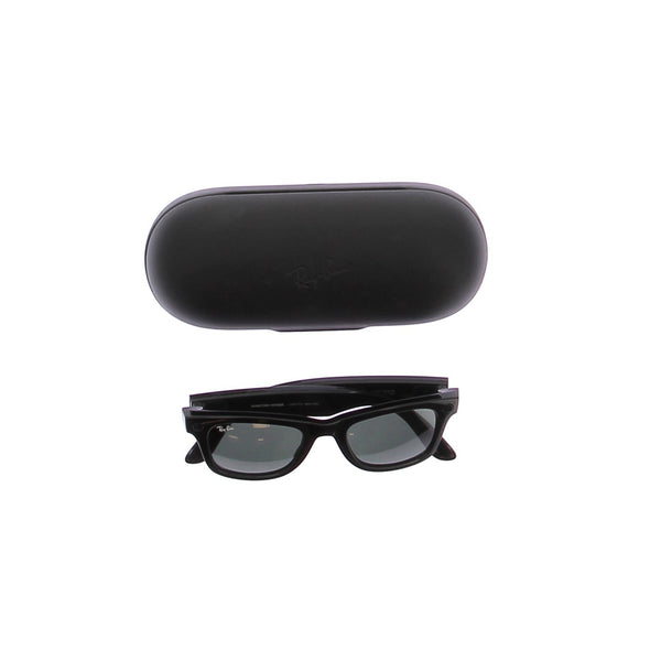 Lunettes de soleil noires "Meta Wayfarer"