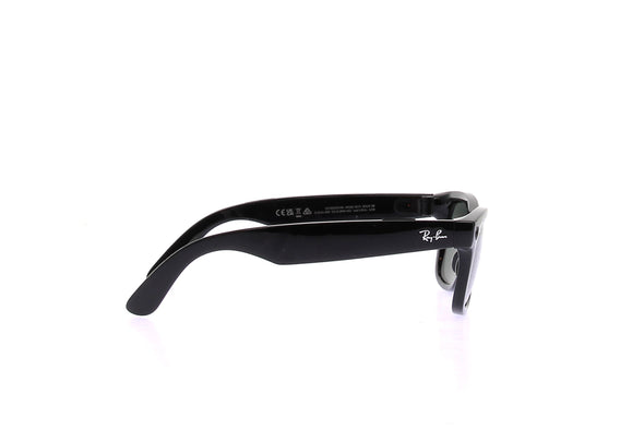 Lunettes de soleil noires "Meta Wayfarer"