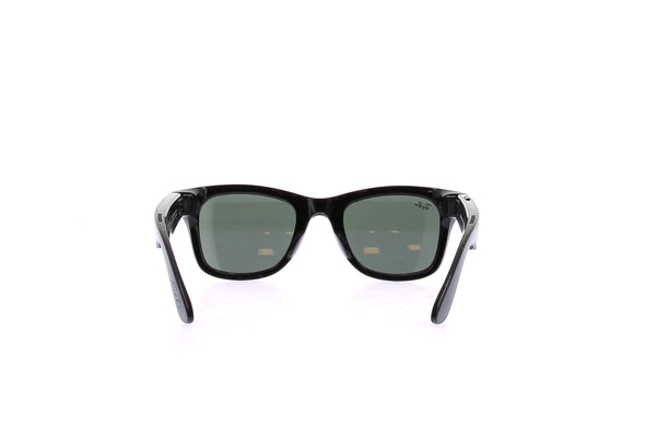 Lunettes de soleil noires "Meta Wayfarer"