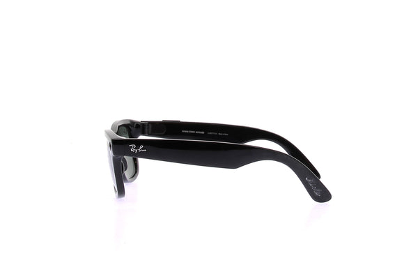 Lunettes de soleil noires "Meta Wayfarer"