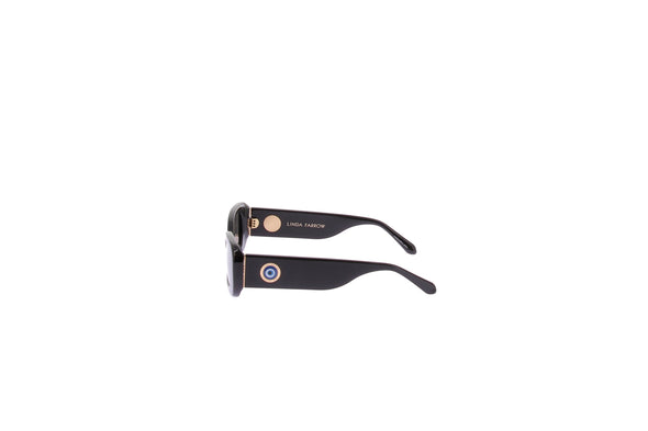 Lunettes de soleil noires "Lola Talisman"