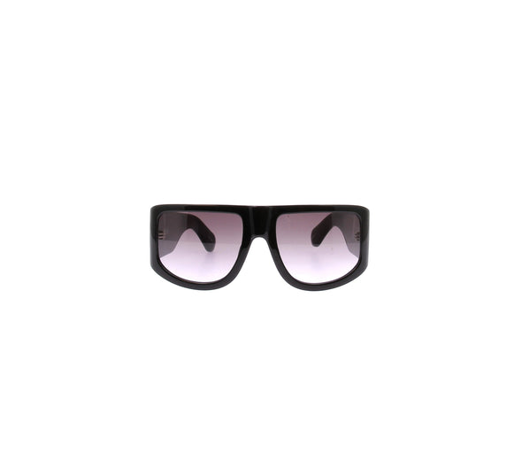 Lunettes de soleil noires à strass