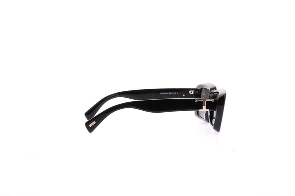 Lunettes de soleil rectangulaires noires