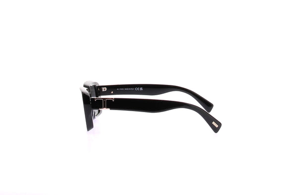 Lunettes de soleil rectangulaires noires