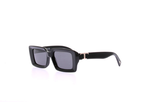 Lunettes de soleil rectangulaires noires