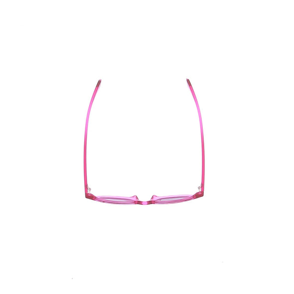 Lunettes de soleil cateyes rose