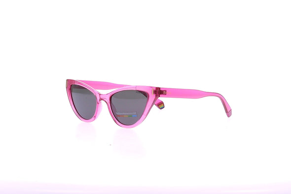 Lunettes de soleil cateyes rose